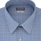 Camisa social masculina Van Heusen Englsh Bl Big &amp; Tall Flex All Over Stretch Tall Fit Check Print, azul, tamanho GG