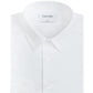 Camisa social masculina Calvin Klein Slim Fit com gola sem ferro, branca, tamanho 16x32x33
