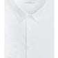 Camisa social masculina Calvin Klein Slim Fit, sem passar roupa, com gola espinha de peixe, tamanho 15x34x35, branca