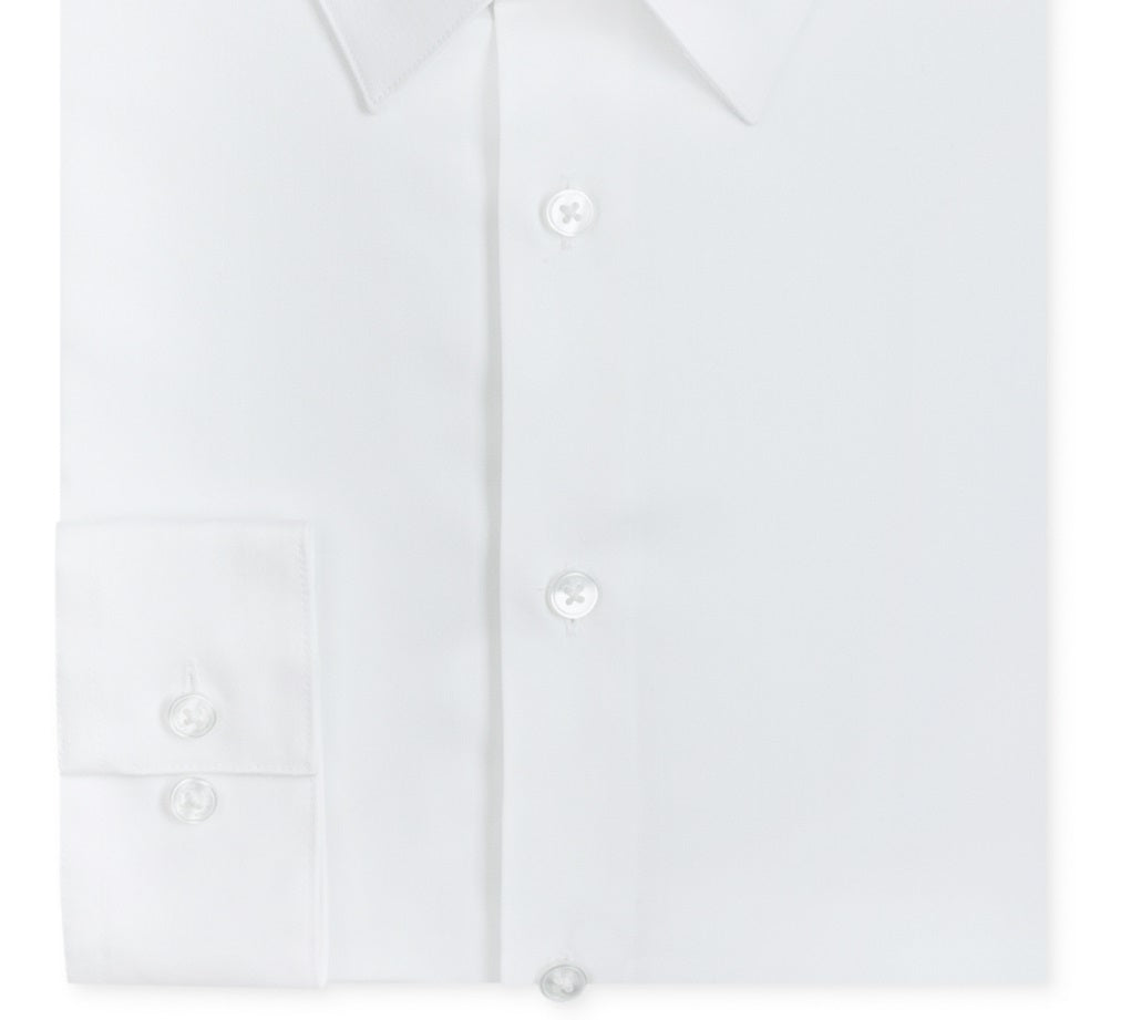 Camisa social Calvin Klein masculina slim fit, sem passar roupa, gola espinha de peixe, tamanho 16,5 x 34 x 35
