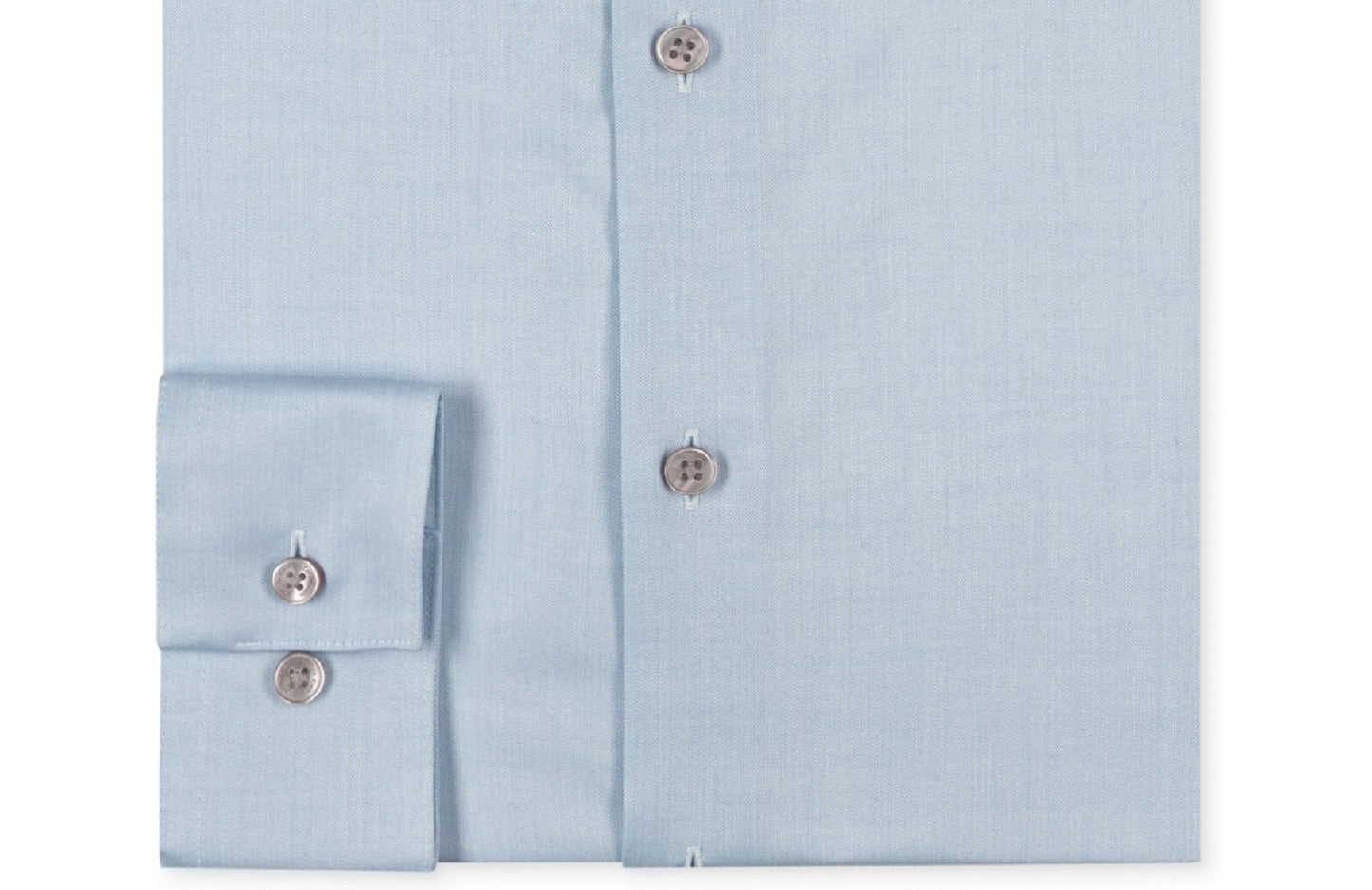 Camisa social masculina Calvin Klein Slim Fit com gola sem ferro e ponta, azul, tamanho 18x34x35