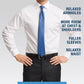 Camisa social masculina Van Heusen Classic Fit, sem vincos, com gola flexível elástica, lisa, preta, tamanho 18x34x35
