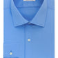 Camisa social masculina Van Heusen Classic Fit, sem vincos, com gola flexível elástica, tamanho azul, 15,5 x 34 x 35