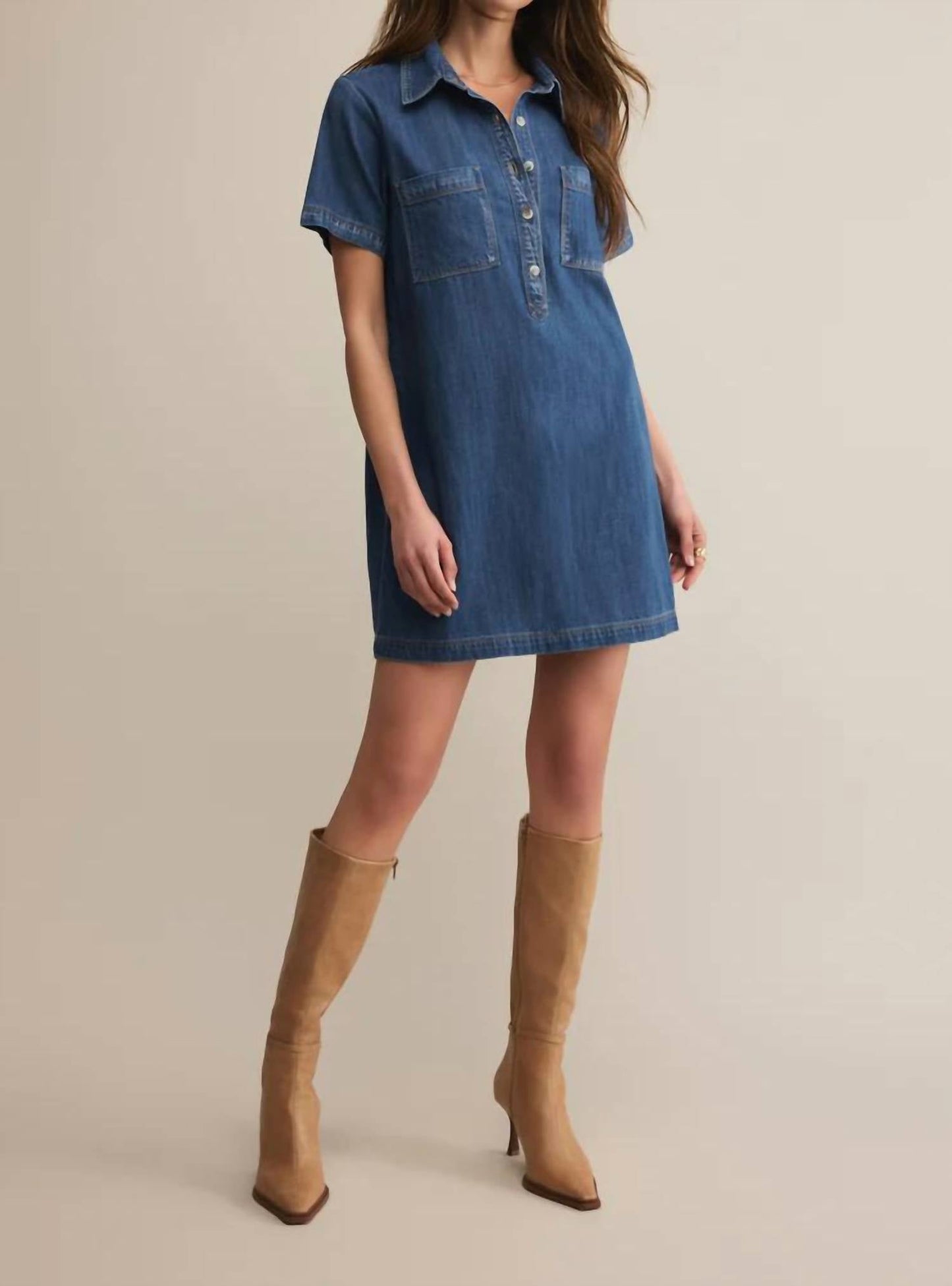 Z Supply - Kellie Denim Mini Dress