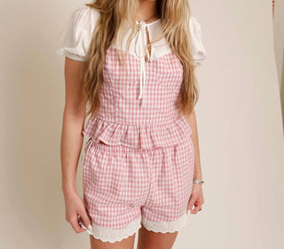 Bailey Rose - Florence Gingham Shorts
