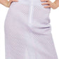 Topshop - Airtex Mesh Pencil Front Zip Skirt