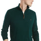Suéter Tommy Hilfiger Masculino com Zíper de 1/4 Verde Tamanho XXXXX-G