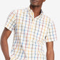 Camisa Tommy Hilfiger Hadley Windowpane Masculina Branca Tamanho Grande