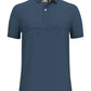 Camisa polo masculina Tommy Hilfiger Custom Fit Th Flex Bain com logotipo bordado, azul, tamanho X-G