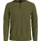Tommy Hilfiger Suéter Masculino Signature Solid com Zíper e 1/4 Verde Tamanho P