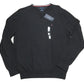 Suéter Tommy Hilfiger Signature Solid Masculino com Gola Redonda Preto Tamanho Grande