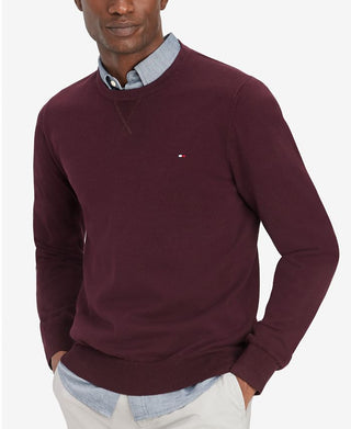 Suéter Tommy Hilfiger Signature Solid Masculino com Gola Redonda Tamanho X-G