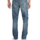 Calça jeans Tommy Hilfiger Th Flex Slim Fit Flanela Escovada Masculina Azul Tamanho 36X34