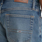 Calça jeans Tommy Hilfiger Th Flex Slim Fit Flanela Escovada Masculina Azul Tamanho 36X34