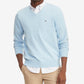 Suéter Tommy Hilfiger Signature Masculino com decote em V, azul, tamanho X-G