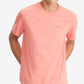 Camiseta Tommy Hilfiger Masculina Tommy Pocket Manga Curta Rosa Tamanho Médio