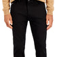 Calça jeans masculina Tommy Hilfiger Slim Fit à prova de desbotamento, preta, tamanho 30x30