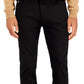 Calça jeans masculina Tommy Hilfiger Slim Fit à prova de desbotamento, preta, tamanho 34x32
