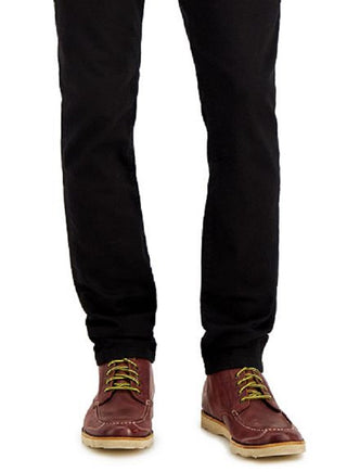 Calça jeans masculina Tommy Hilfiger Slim Fit à prova de desbotamento, preta, tamanho 34x32