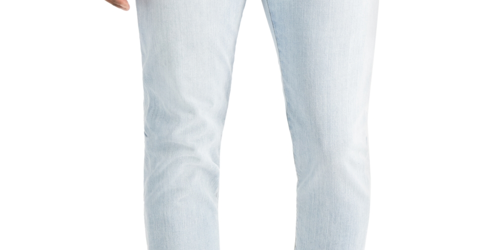 Calça Jeans Slim Fit Adam Tapered Masculina Tommy Hilfiger Azul Tamanho 36X32