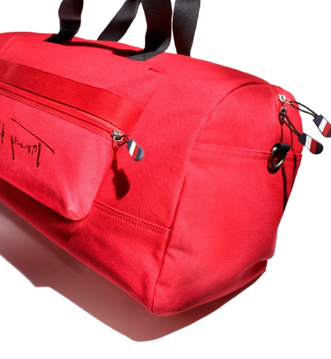 Bolsa de lona Tommy Hilfiger Sean Signature masculina vermelha tamanho regular