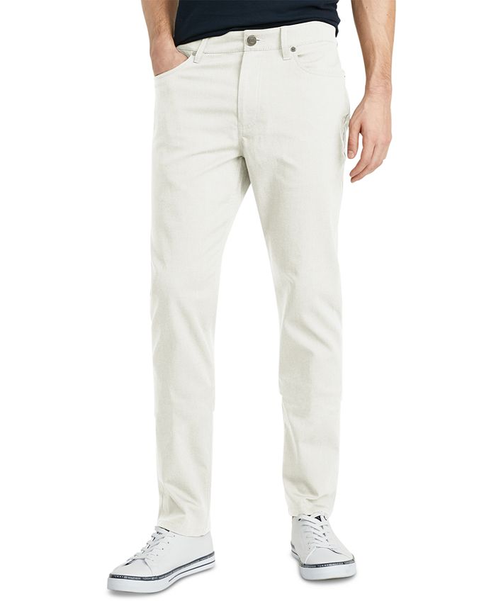 Calça Tommy Hilfiger Th Flex 5 Bolsos Masculina Azul Tamanho 33X32