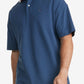 Camisa polo masculina Tommy Hilfiger Liam manga curta azul tamanho extragrande