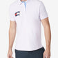 Camisa polo Tommy Hilfiger Alwyn Custom Fit Th Flex masculina, roxa, tamanho médio