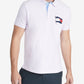 Camisa polo Tommy Hilfiger Alwyn Custom Fit Th Flex masculina, roxa, tamanho médio