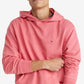 Tommy Hilfiger Moletom com capuz masculino tingido com tingimento fácil, rosa, tamanho extragrande