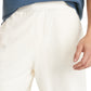 Tommy Hilfiger Shorts de moletom masculino de algodão tingido com tingimento de roupa, branco, tamanho grande