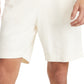 Tommy Hilfiger Shorts de moletom masculino de algodão tingido com tingimento de roupa, branco, tamanho grande