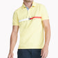 Camisa polo Tommy Hilfiger masculina Th Flex Nial Custom Fit manga curta amarela tamanho X-G