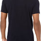 Camiseta Tommy Hilfiger Masculina Listrada de Bandeira Manga Curta Azul Tamanho X-G