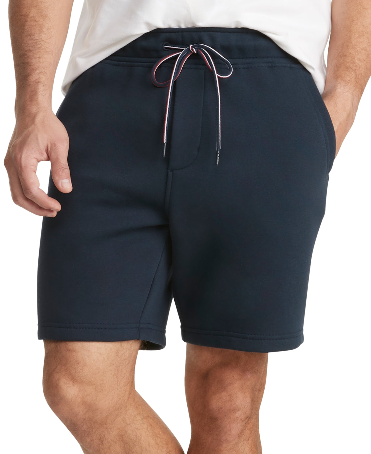 Tommy Hilfiger Masculino Shep Comfort Fit Fleece Sweat Short Azul Tamanho Médio