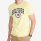 Camiseta Tommy Hilfiger Masculina Elevated Logo Amarela Tamanho X-G