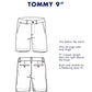 Shorts Tommy Hilfiger 9 Th Flex Masculino Laranja Tamanho 40