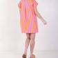 Emily Mccarthy - Stripe Mini Dress