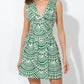 Adelyn Rae - Maris Cotton Crochet Piped Mini Dress