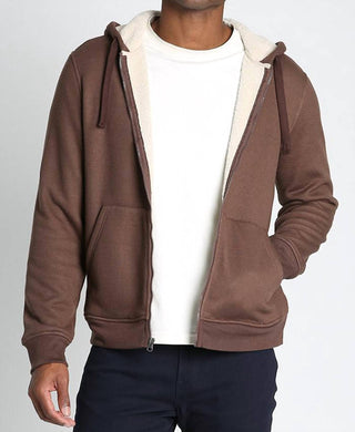Jachs New York - Moletom com capuz waffle com forro de sherpa