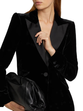 L'Agence - Blazer de smoking estruturado Sheila