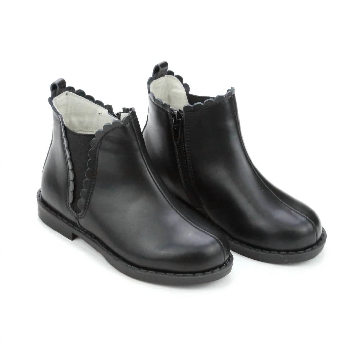 L'Amour - Girl's Nicola Scalloped Chelsea Boot