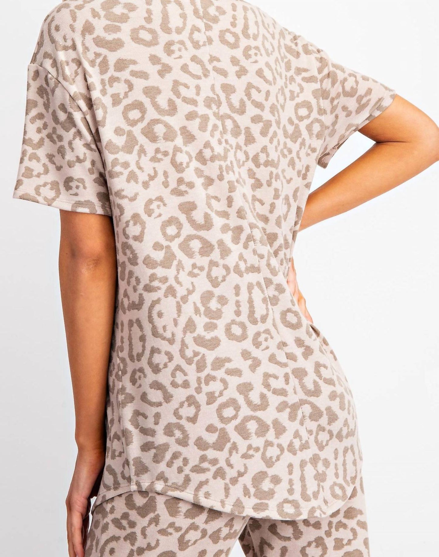 143 Story - Cheetah Pocket Top