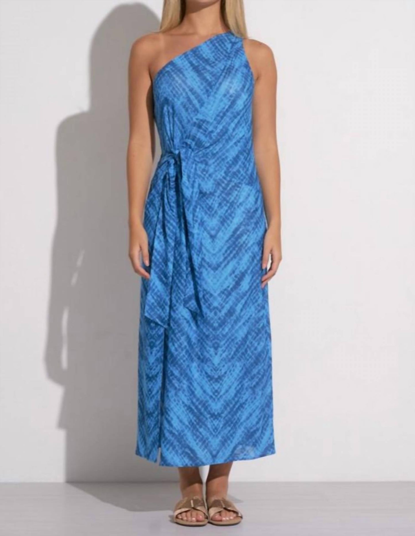 Elan - Havana Priint One Shoulder