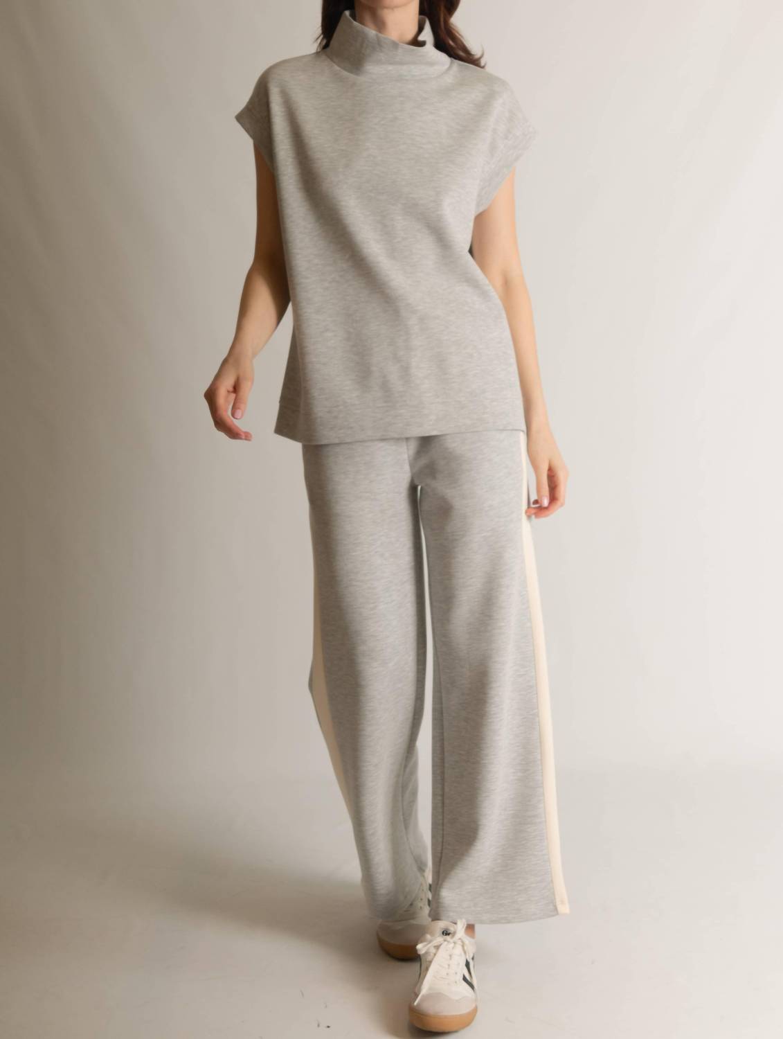 Before You - Women's Buttermilk Collection Stripe Wide Leg Pant