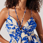 Astr - Minka Linen-blend Peplum Top