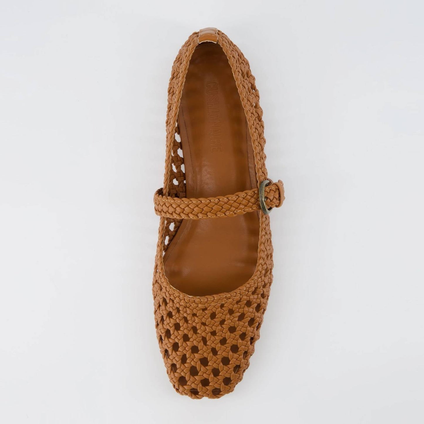 Cushionaire - Women’s Weston Hand Woven Dressy Ballet Flats