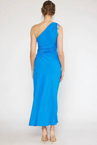 Entro - Cut-out One Shoulder Dress