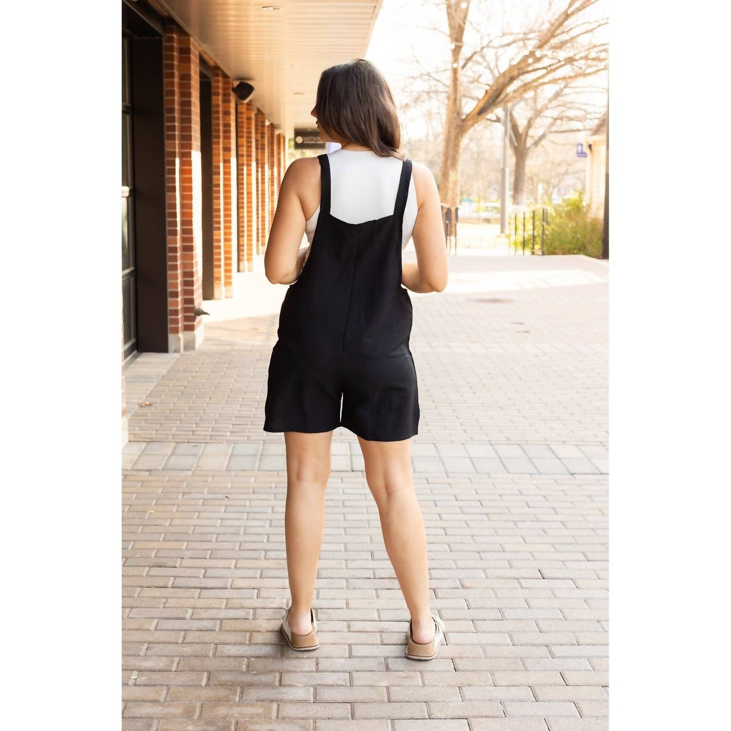 Julia Rose - Teresa Tie Shoulder Romper