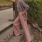 Varley - Kayson Wide Leg Mid Rise Pants